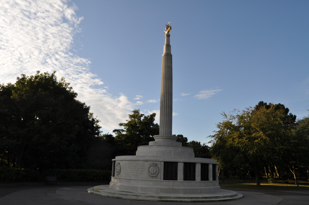 Lowestoft Naval Memorial in Belle Vue Park