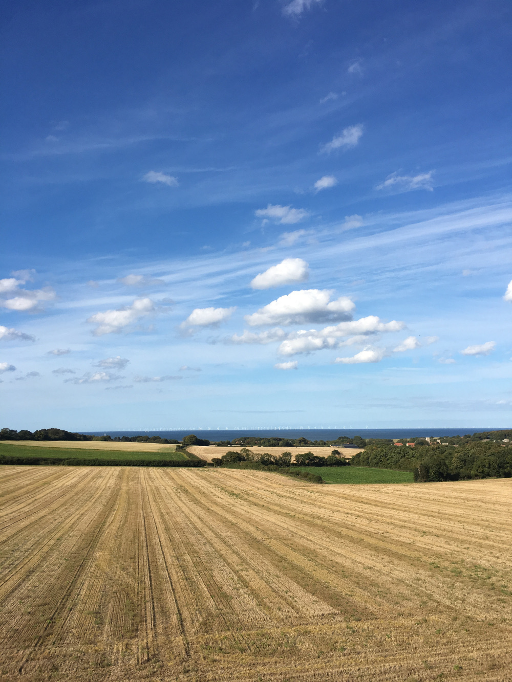 The views from the steam train on the Poppy Line